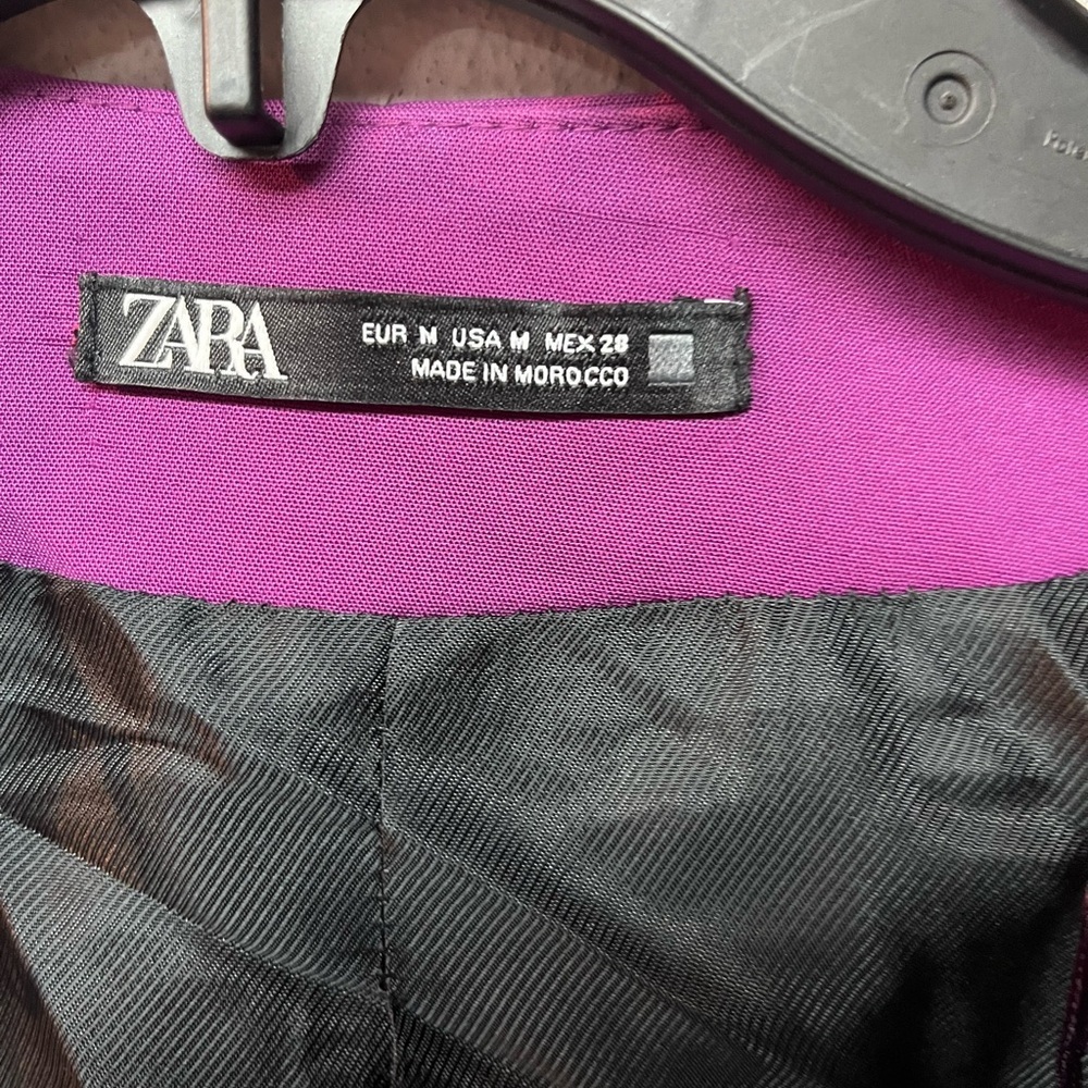 Zara Women's Vibrant Purple Blazer Romper - Picture 4 of 7